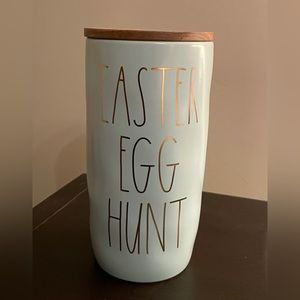 Rae Dunn Easter Tumbler - used as decoration only.
